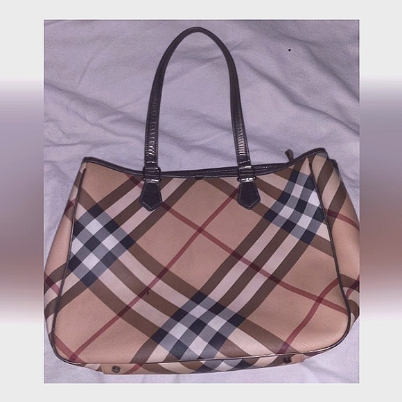 Authentic Burberry Large Supernova Check Tote Bag - Picture 16 of 16